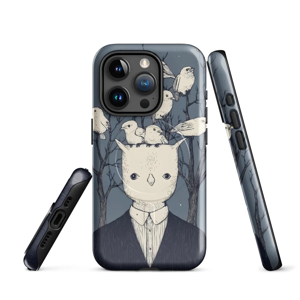 Whispers of the Avian Mind | Phone Case |  15 Pro | MagSafe® Tough Case | Glossy