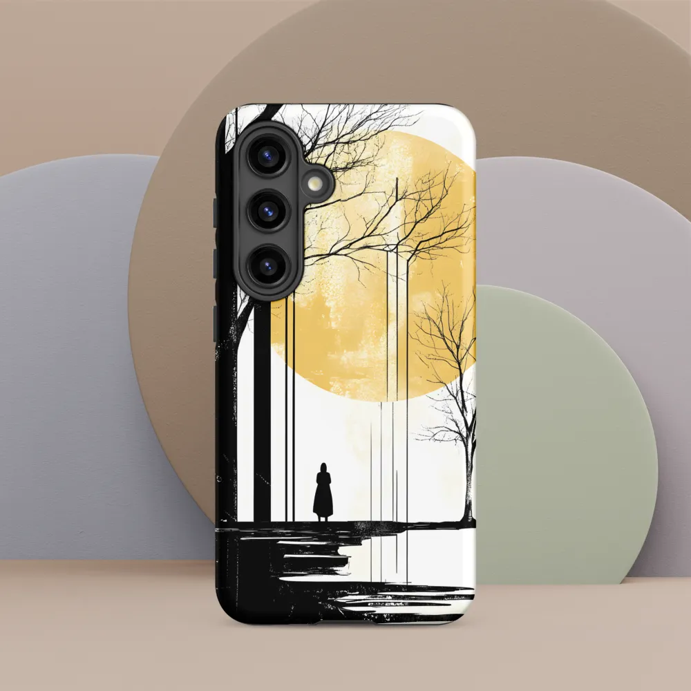 Solitude Under the Yellow Sun | Phone Case |  S24 | Tough Case | Matte