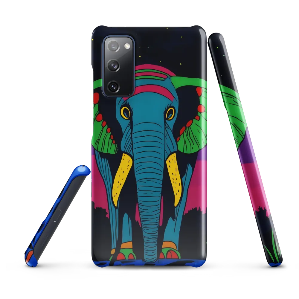 Whimsical Majesty: The Vibrant Elephant