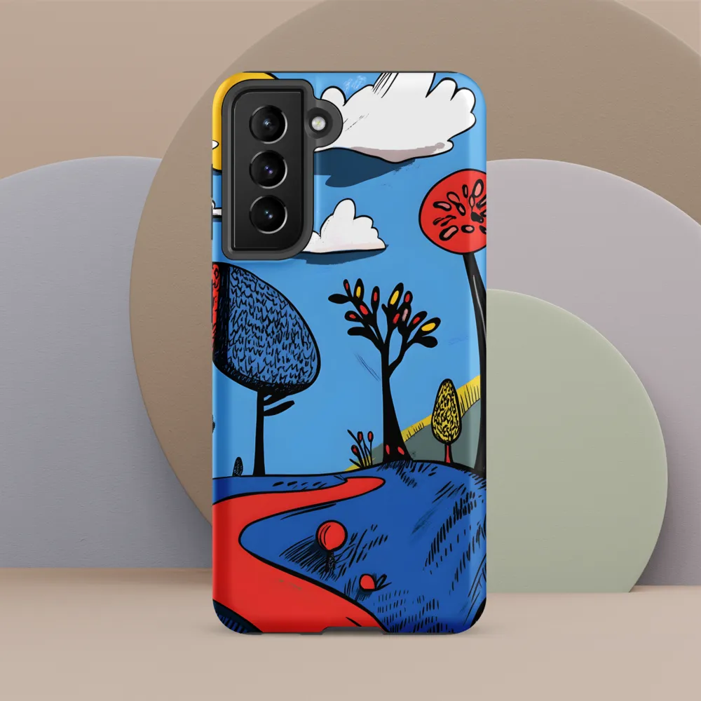 A Playful Journey Through Whimsical Woods | Phone Case |  S21 FE | Tough Case | Matte