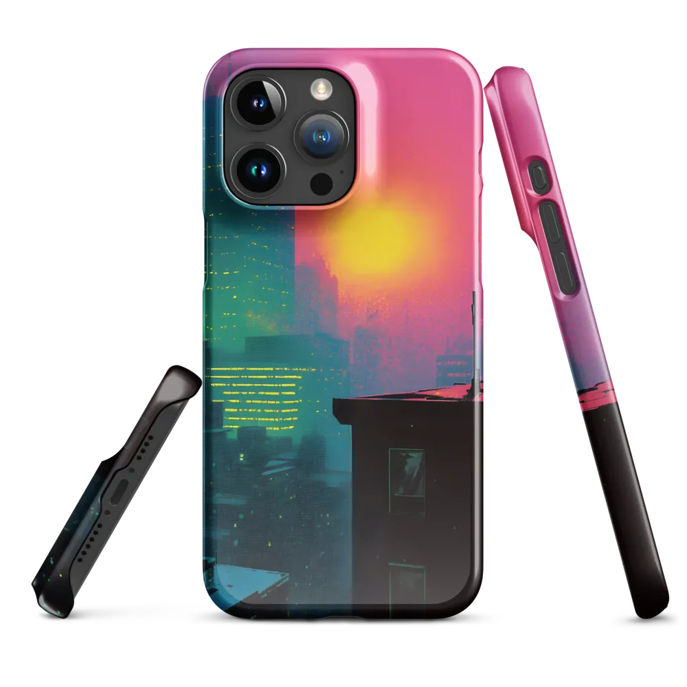 Neon Horizon | Phone Case |  15 Pro Max | Snap Case | Glossy