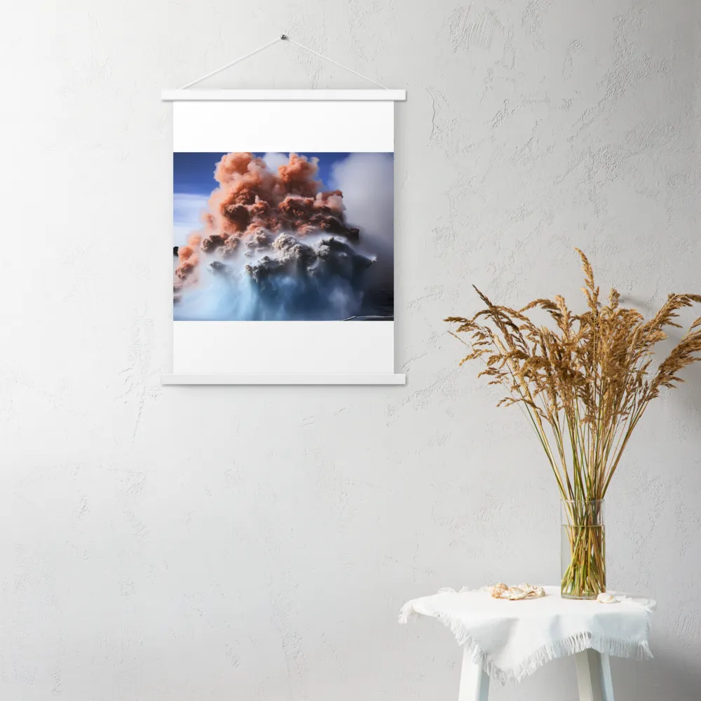 Eruption of Elements | Poster With White Wood Hanger | 18″×24″