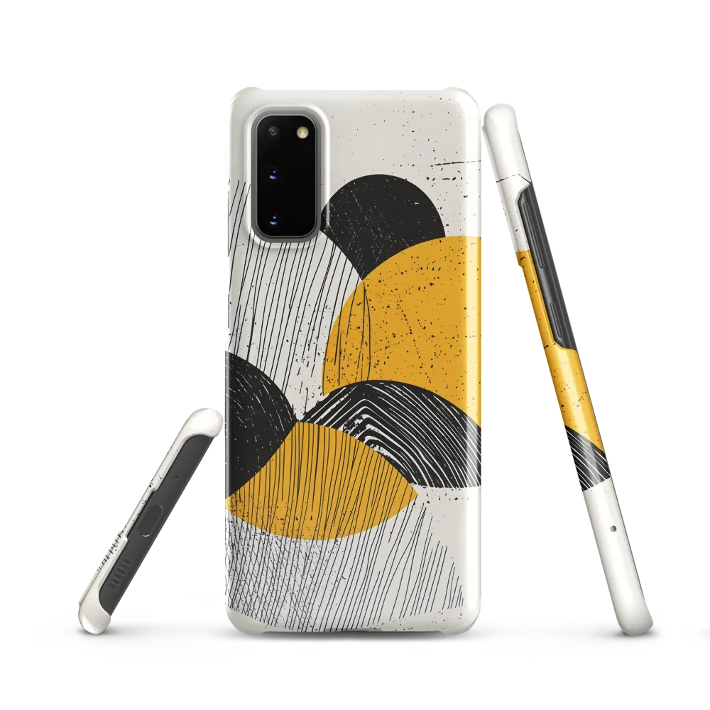 Dynamic Harmony in Black and Yellow