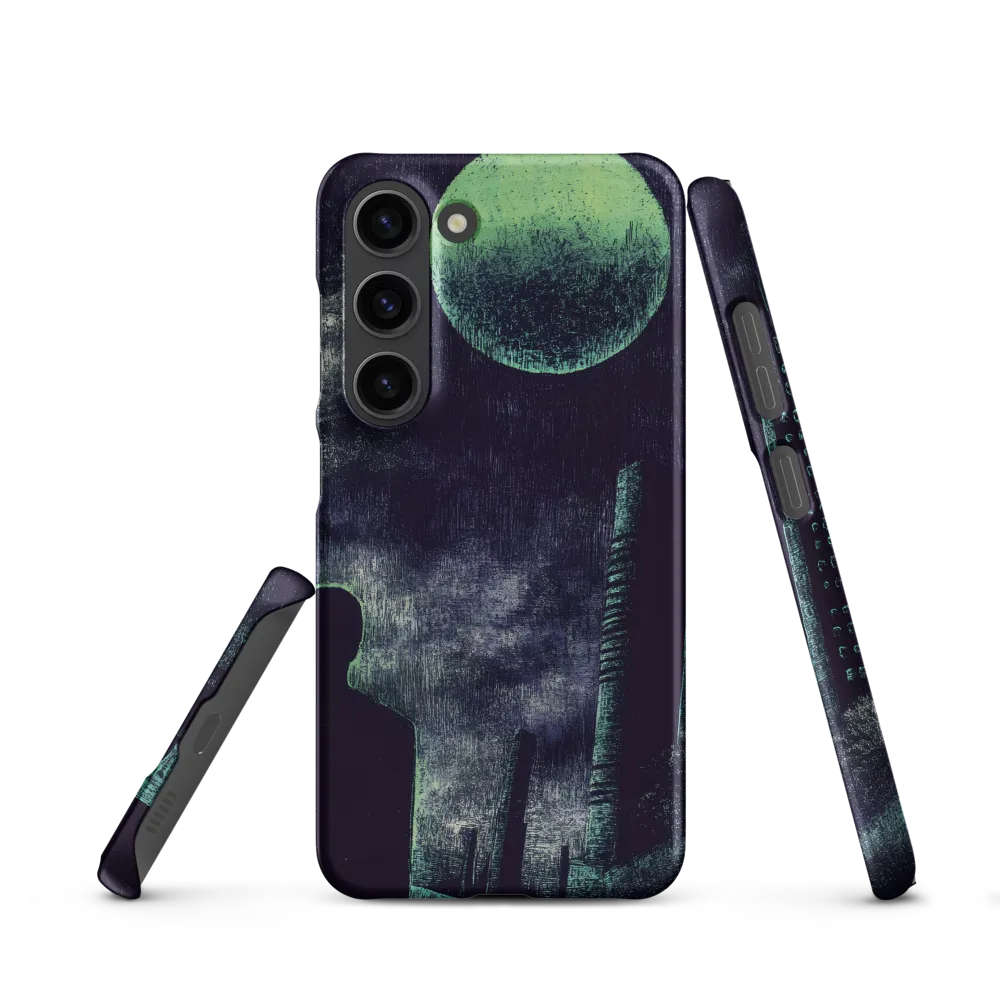 Lunar Solitude | Phone Case |  S23 | Snap Case | Matte