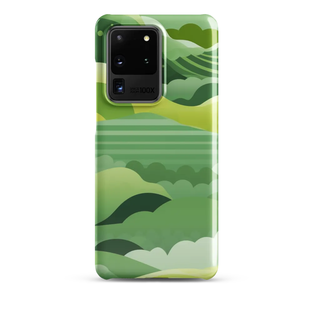 Tranquility in Green Waves