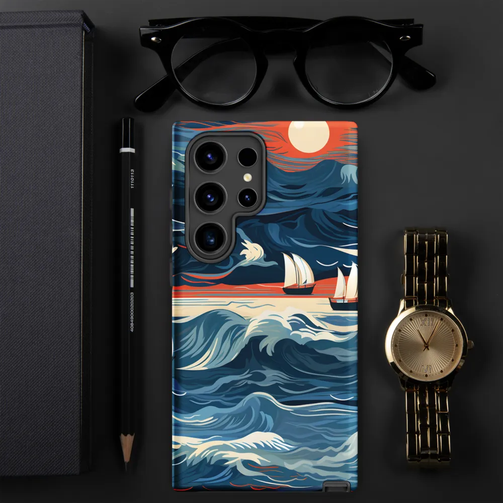 Ocean Whispers: A Voyage at Dusk