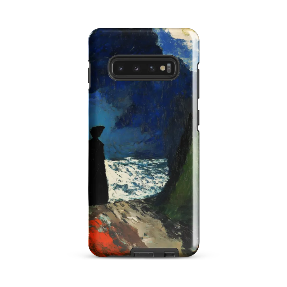 Solitary Reflection by the Sea | Phone Case |  S10 Plus | Tough Case | Glossy