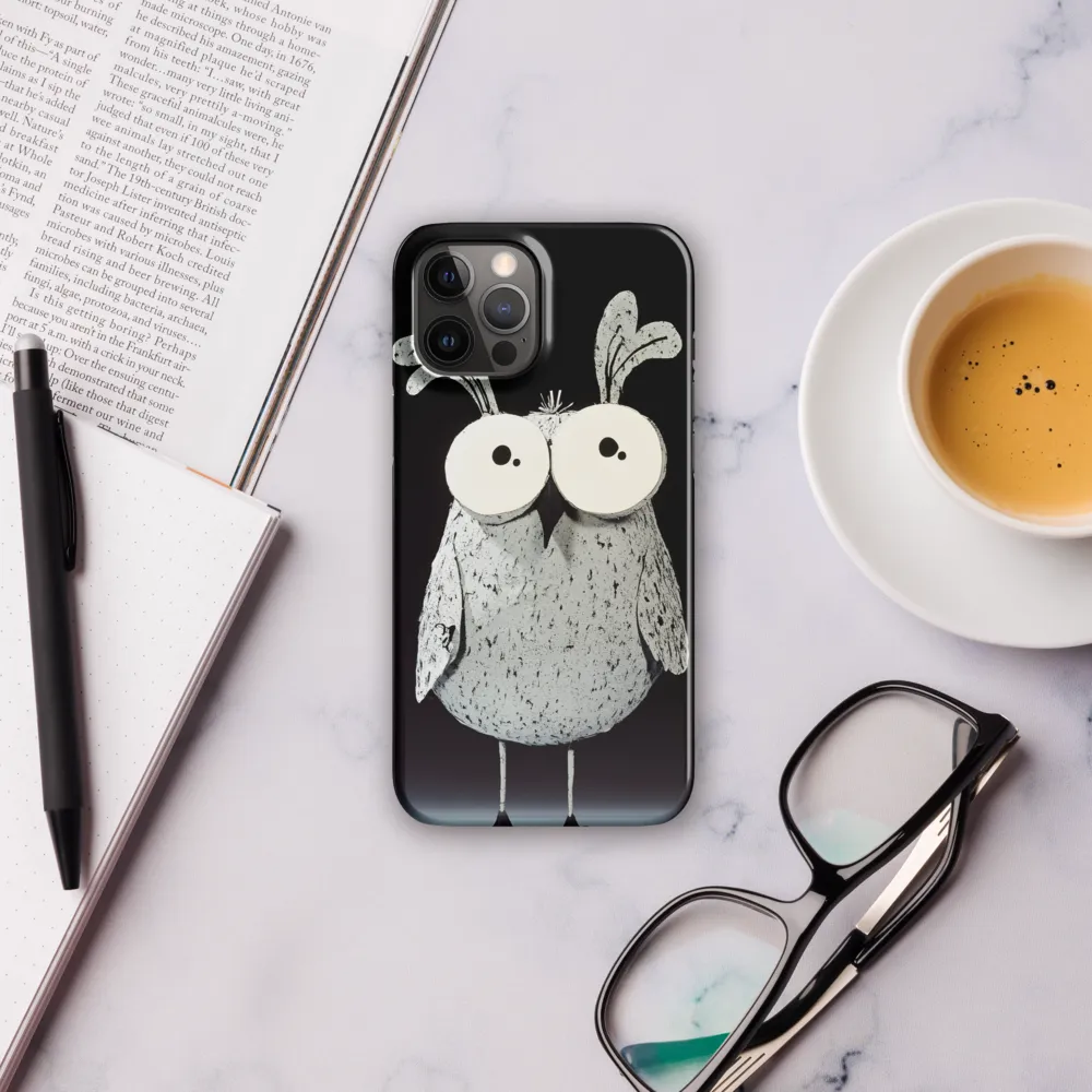 Whimsical Owl in Paper Cutout | Phone Case |  12 Pro Max | Snap Case | Glossy