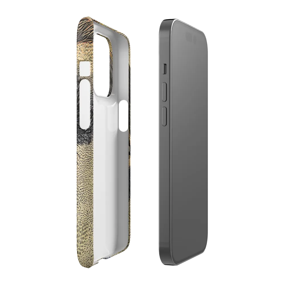 Intrigue in Green | Phone Case |  14 Pro | Snap Case | Matte