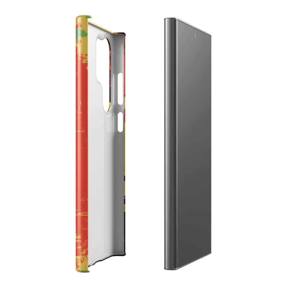 Journey to the Stars: A Retro-Futuristic Landscape | Phone Case |  S23 Ultra | Snap Case | Glossy