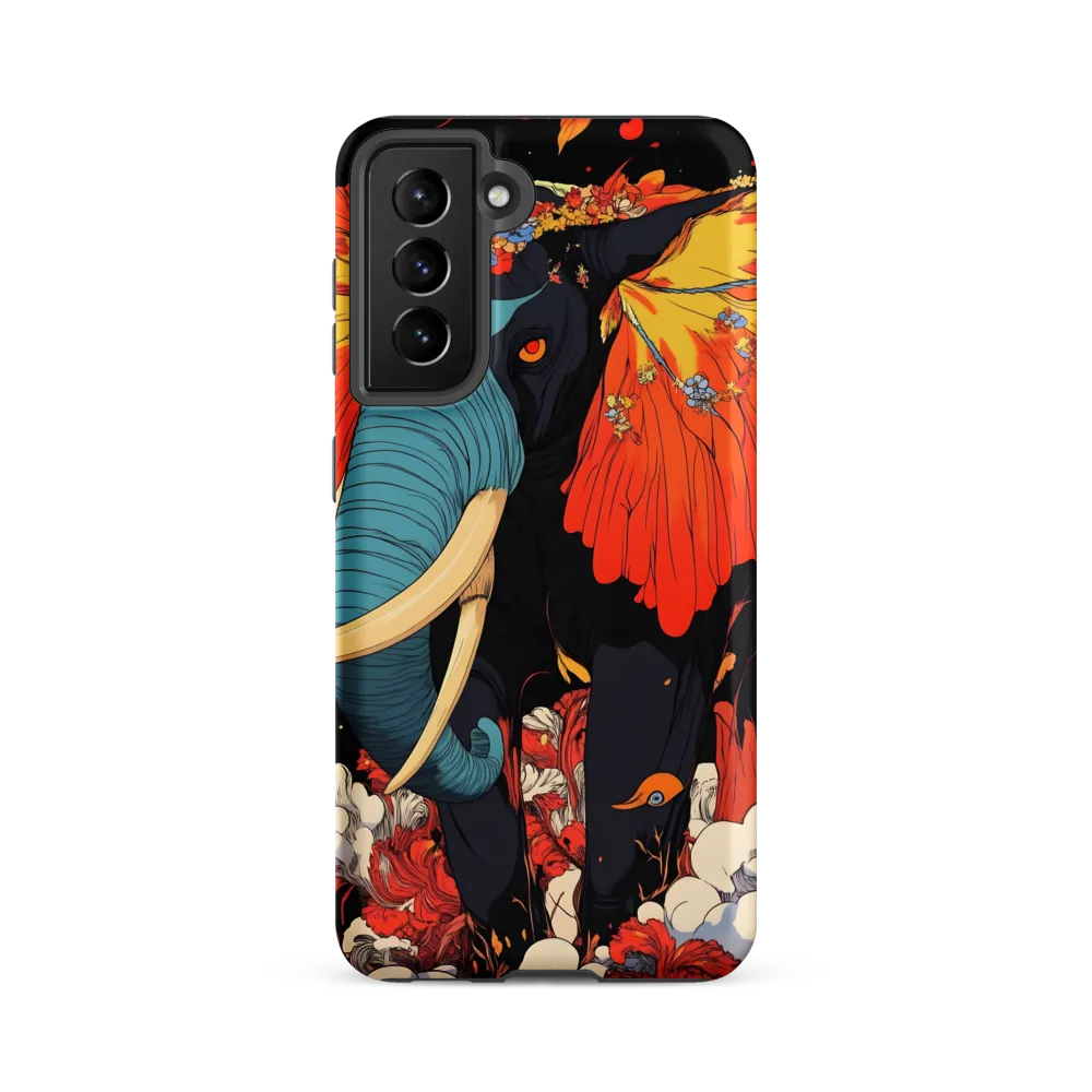 Majesty of the Floral Elephant | Phone Case |  S21 FE | Tough Case | Matte