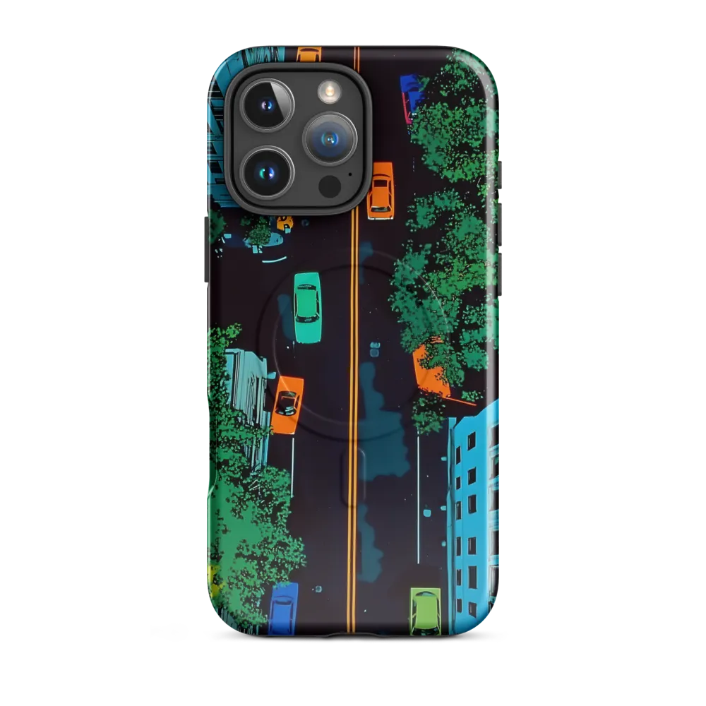 Urban Pulse: A Colorful Intersection