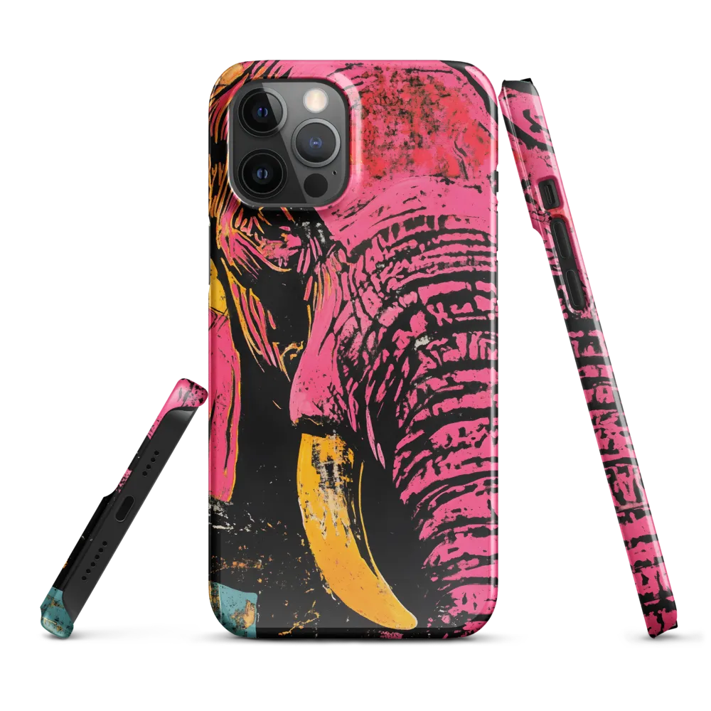 Bold Encounter: The Vibrant Elephant | Phone Case |  12 Pro Max | Snap Case | Glossy