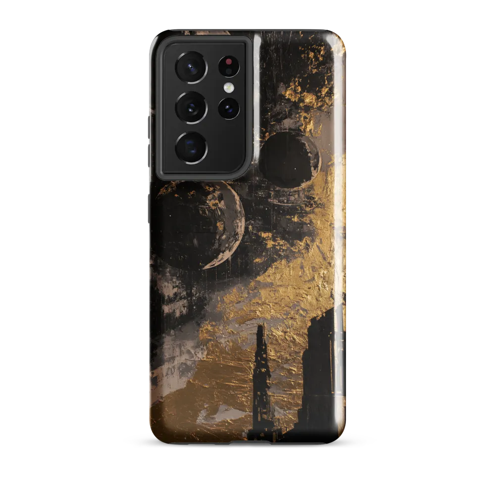 Celestial Cityscape | Phone Case |  S21 Ultra | Tough Case | Glossy