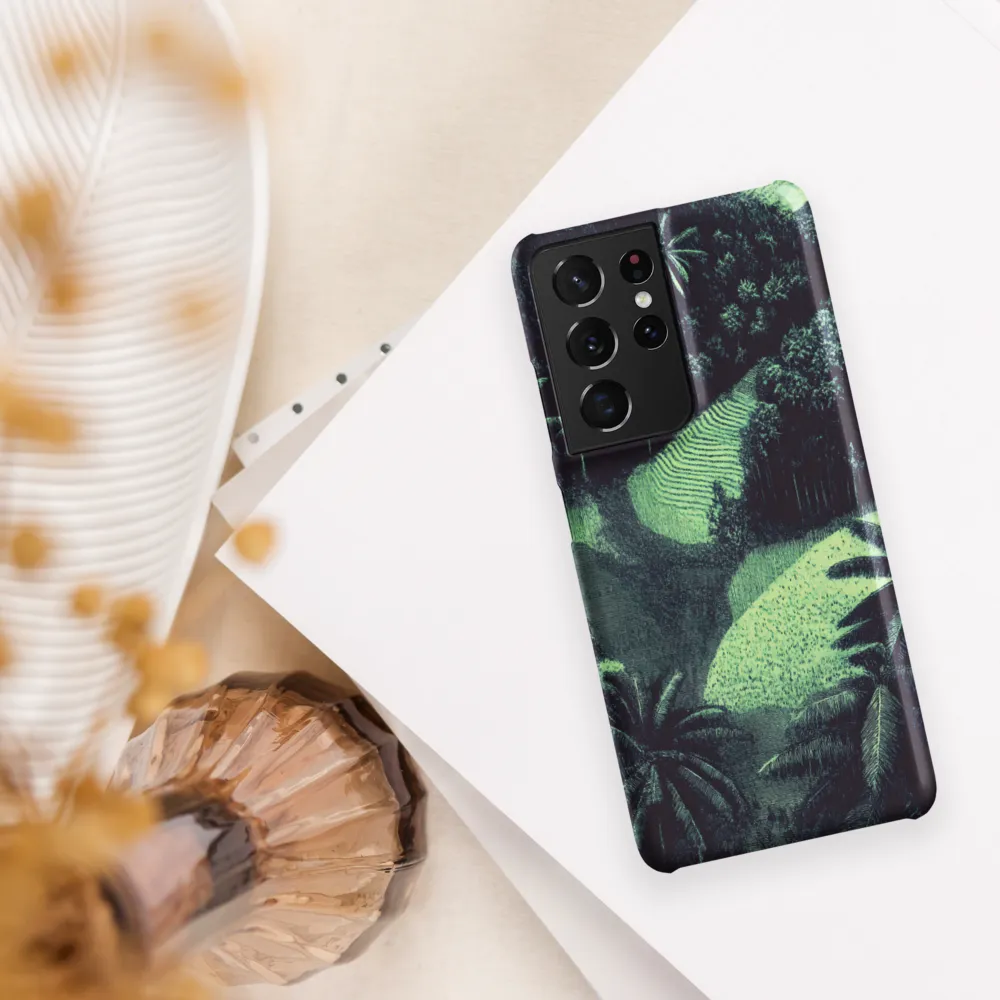 Harmony in Green: A Surreal Landscape