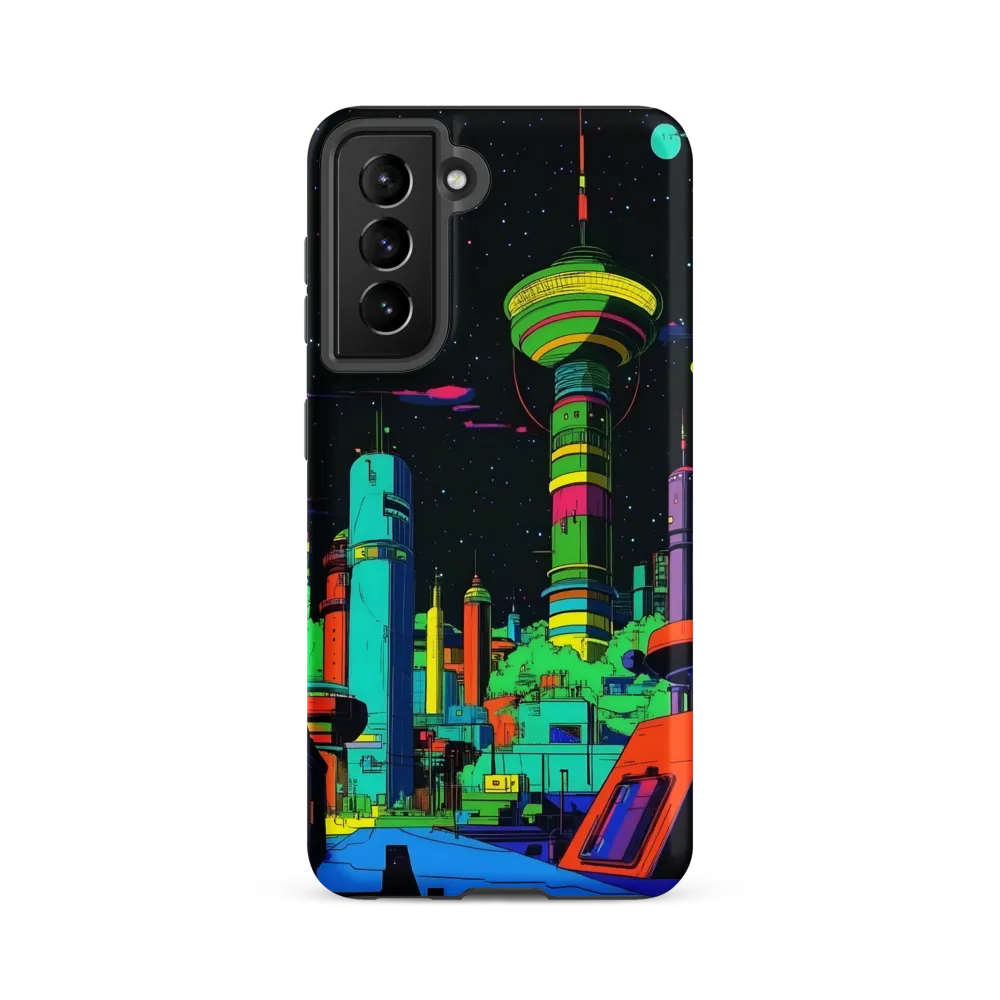 Neon Dreams: A Futuristic Cityscape