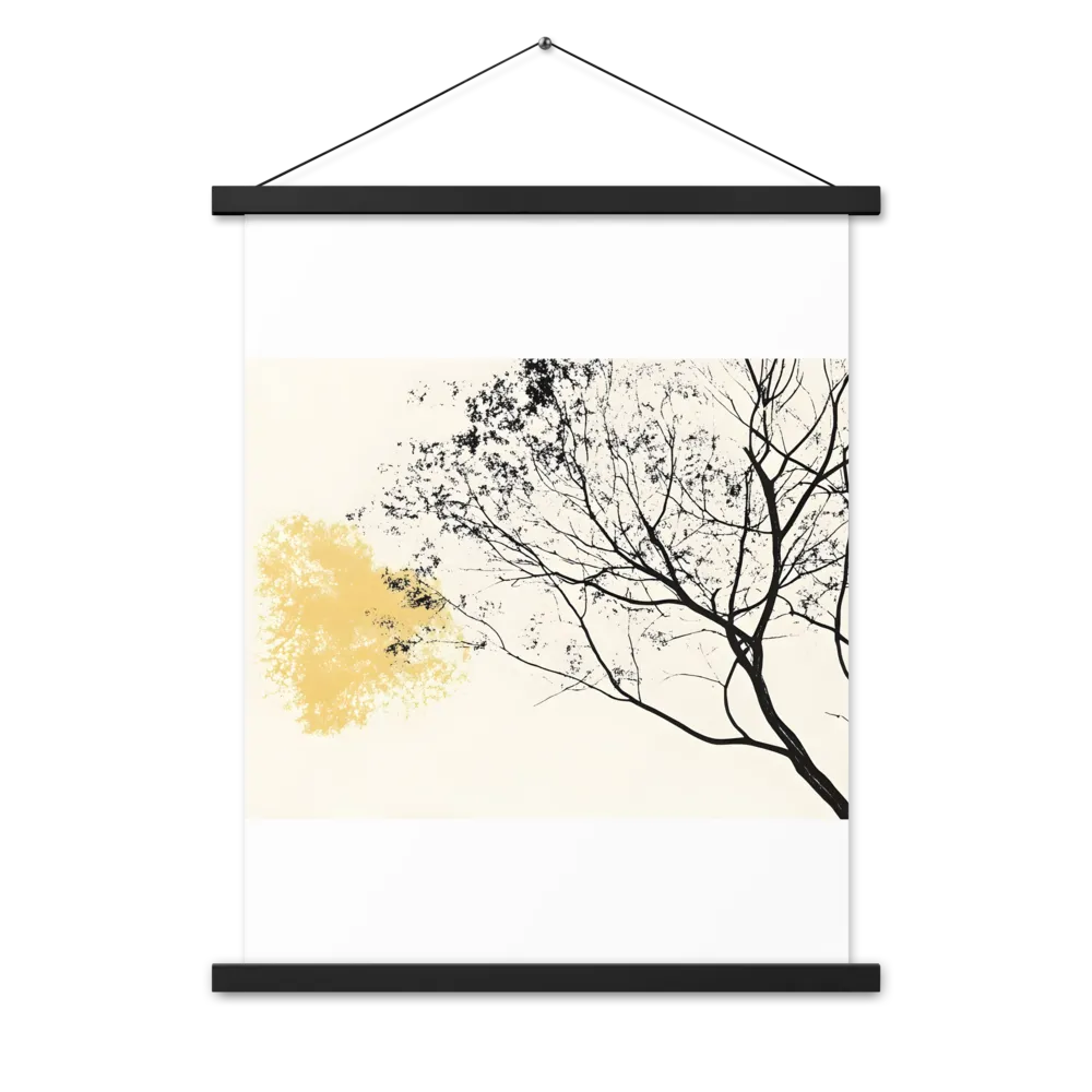 Whispers of Solitude | Poster With Black Wood Hanger | 18″×24″
