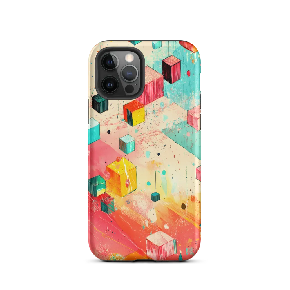 Suspended Cubes in Colorful Abstraction