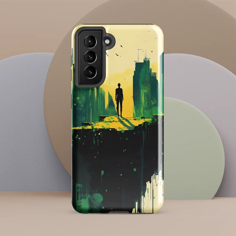 Ethereal Solitude in an Urban Landscape
