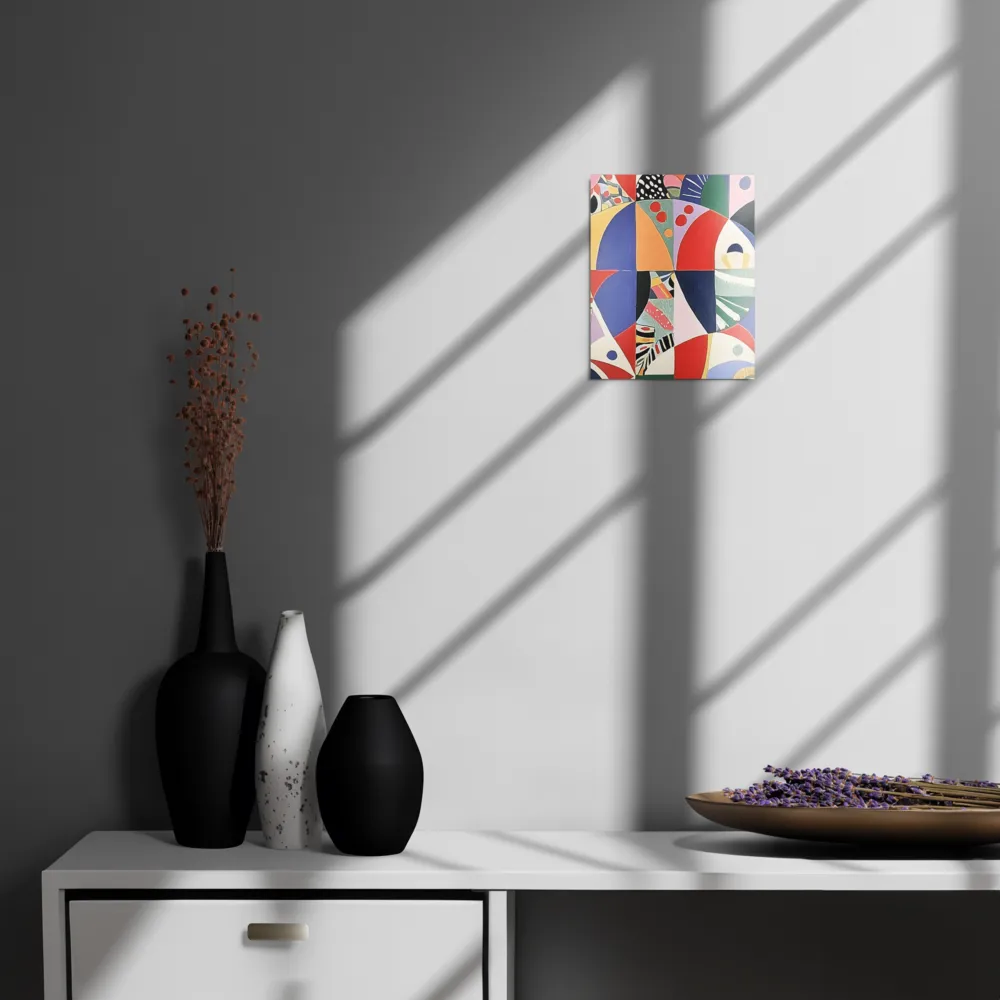 Dynamic Mosaic Symmetry | Metal Print | 8″×10″