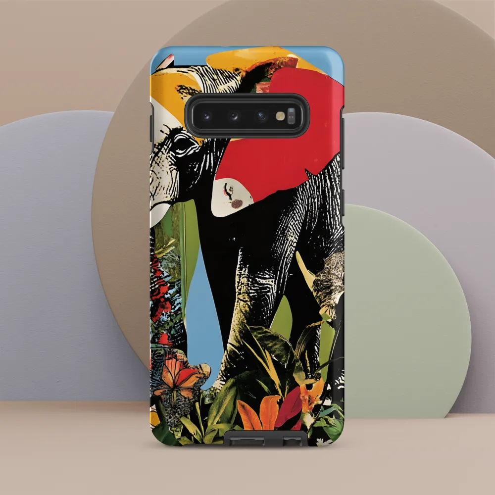 Harmony of Nature: The Elephant's Embrace | Phone Case |  S10 Plus | Tough Case | Matte