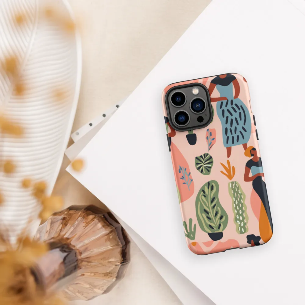 Harmony of Nature and Femininity | Phone Case |  13 Pro Max | Tough Case | Matte