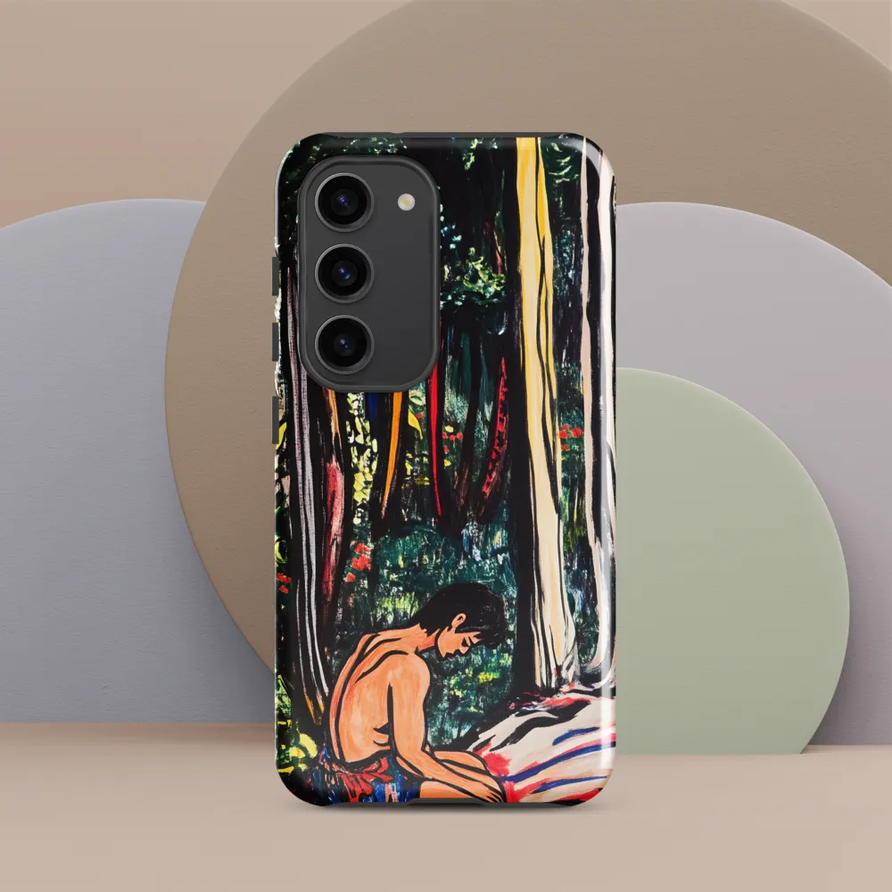 Contemplation in Nature | Phone Case |  S23 | Tough Case | Glossy