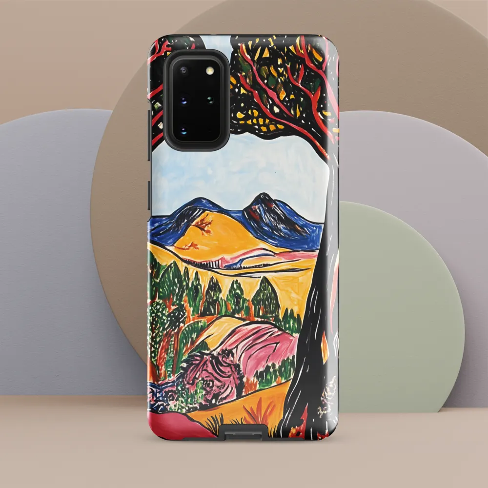 Vibrant Nature's Embrace | Phone Case |  S20 Plus | Tough Case | Glossy