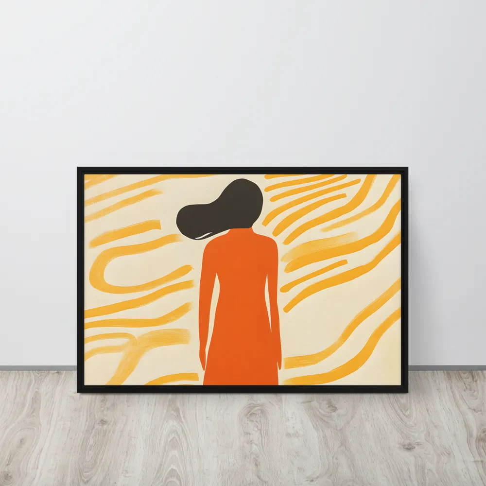 Connection to Serenity | Canvas with Black Frame | 20″×30″