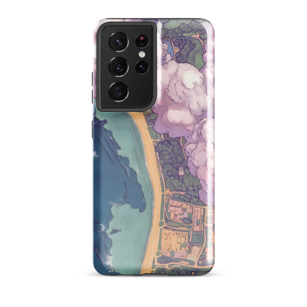 Serenity Over the Coast | Phone Case |  S21 Ultra | Tough Case | Glossy