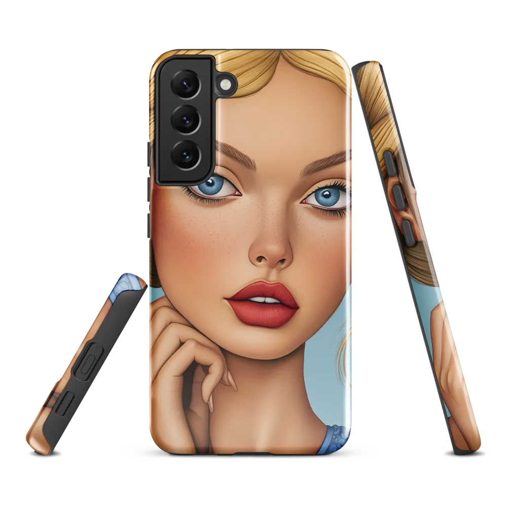 Serenity in Blue | Phone Case |  S22 Plus | Tough Case | Glossy