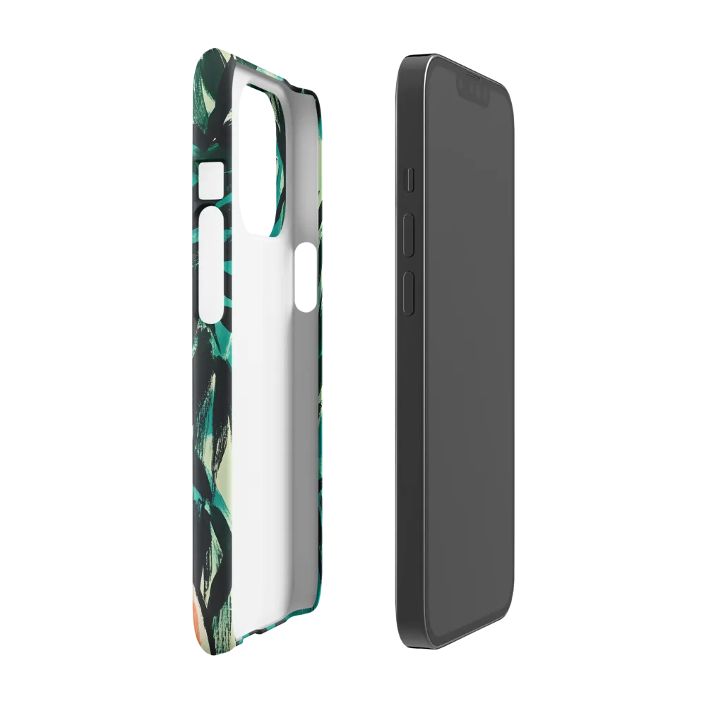 Curious Giraffe in Lush Greenery | Phone Case |  13 Pro | Snap Case | Glossy