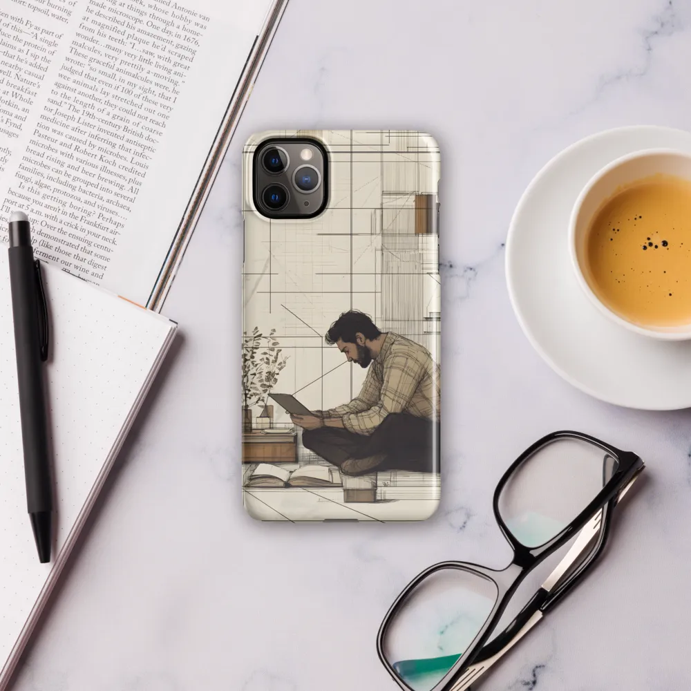 Quiet Reflections in Line | Phone Case |  11 Pro Max | Snap Case | Glossy