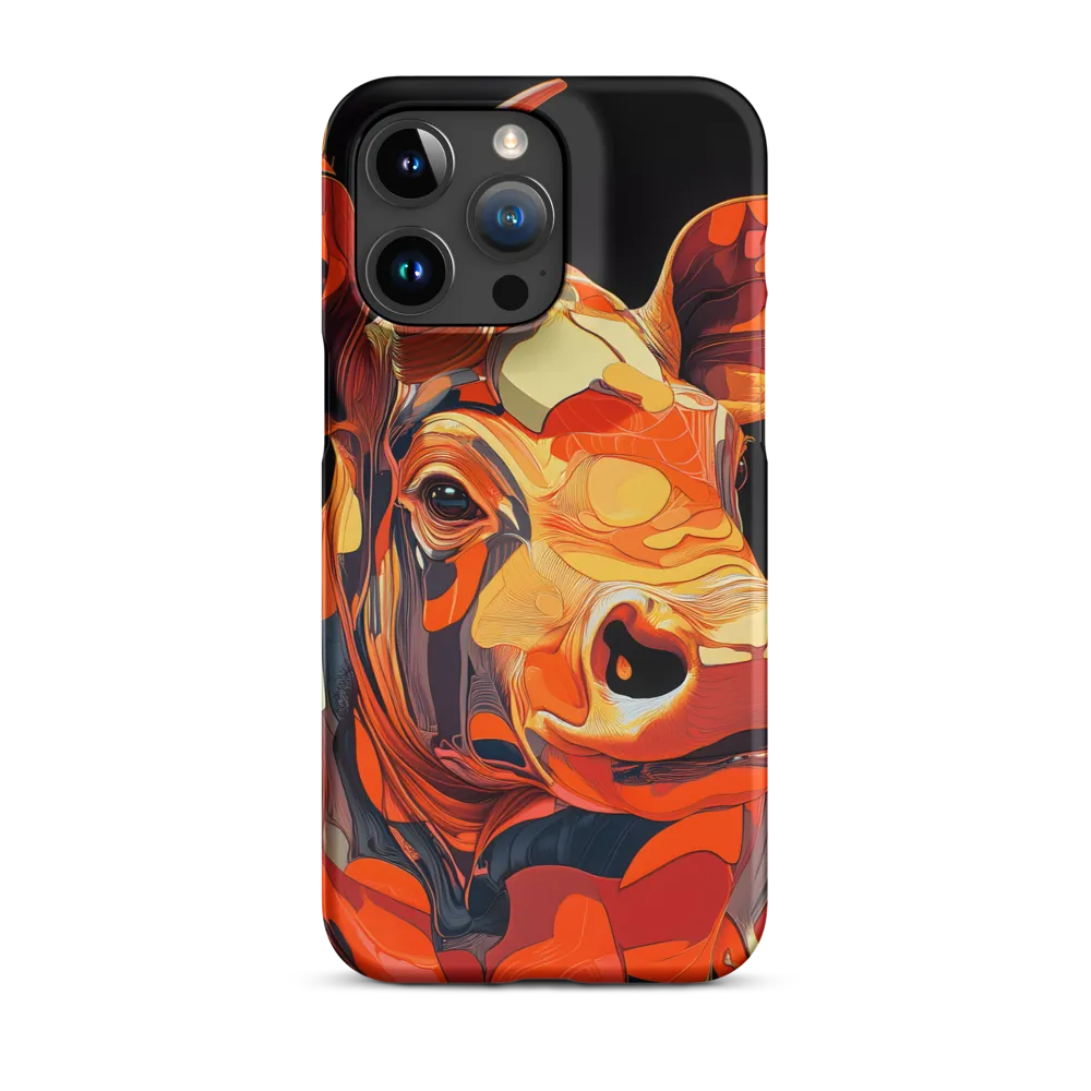 Modern Serenade: The Vibrant Cow