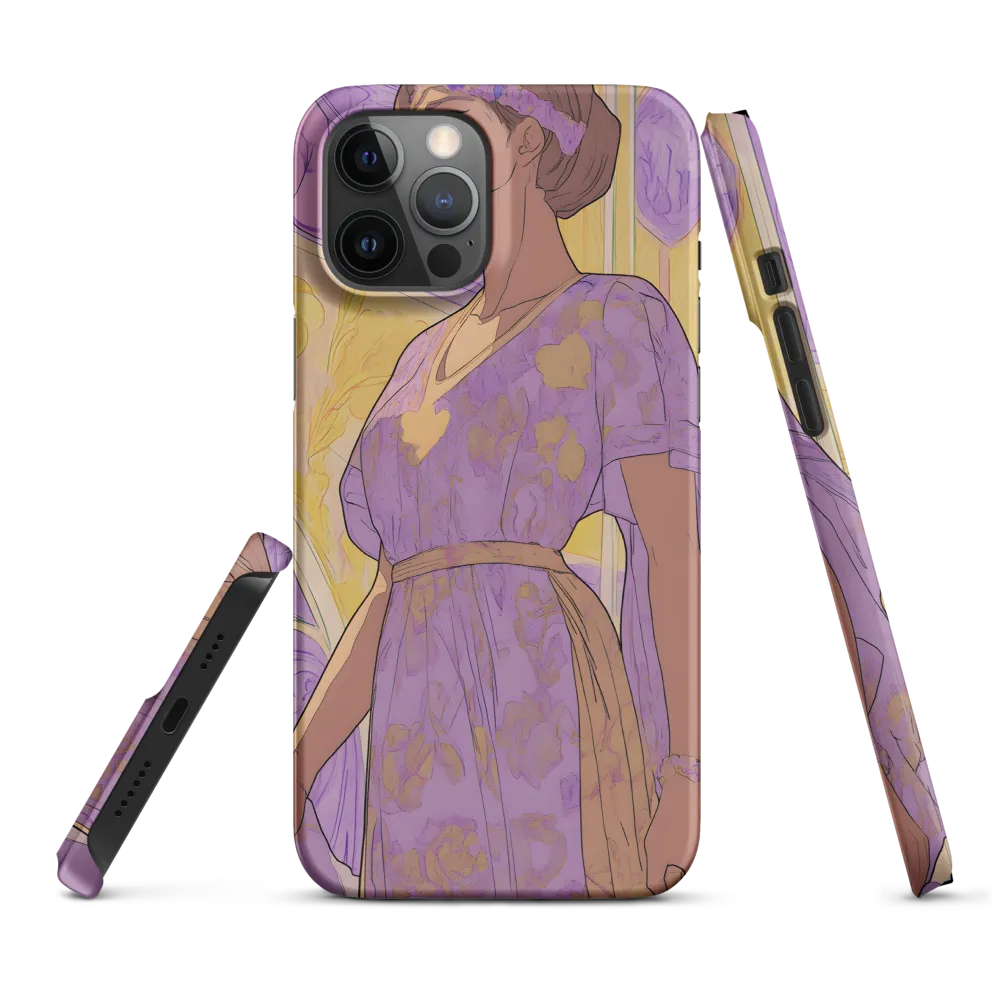 Elegance in Floral Harmony | Phone Case |  12 Pro Max | Snap Case | Matte