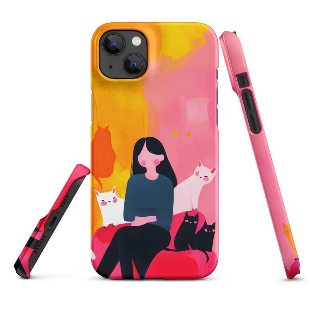 Whimsy in Feline Company | Phone Case |  14 Plus | Snap Case | Matte