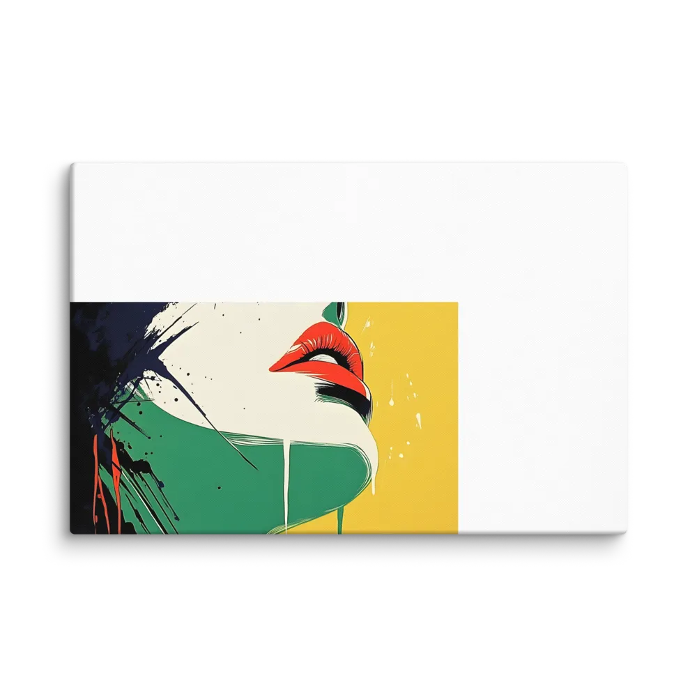 Bold Reflections: A Pop Art Portrait | Canvas | 32″×48″