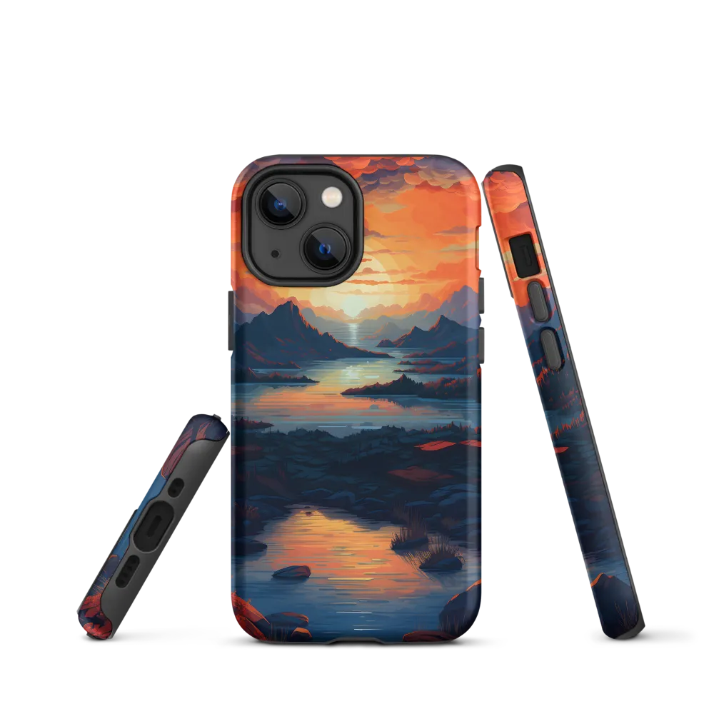 Ethereal Evening: A Digital Dusk