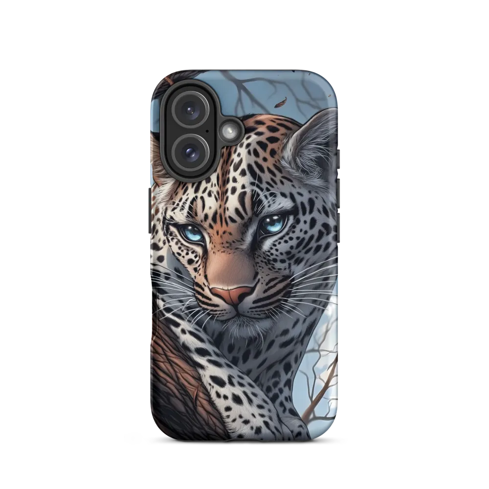 Silent Vigil: The Enigmatic Leopard | Phone Case