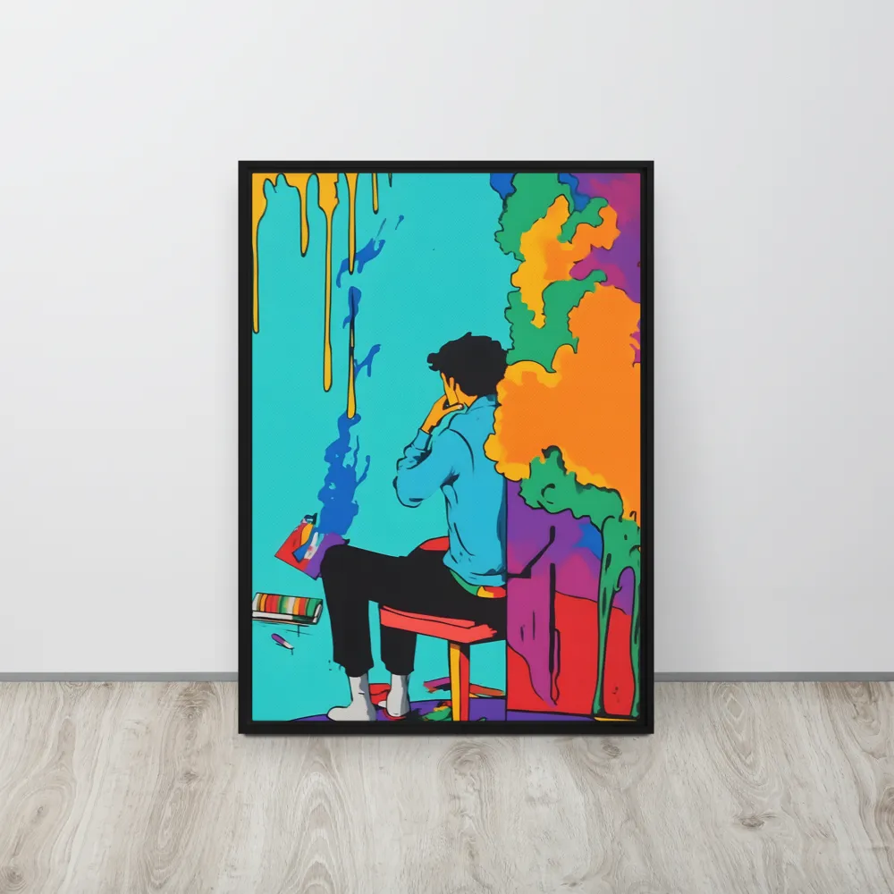 The Artist Within | Canvas with Black Frame | 20″×28″