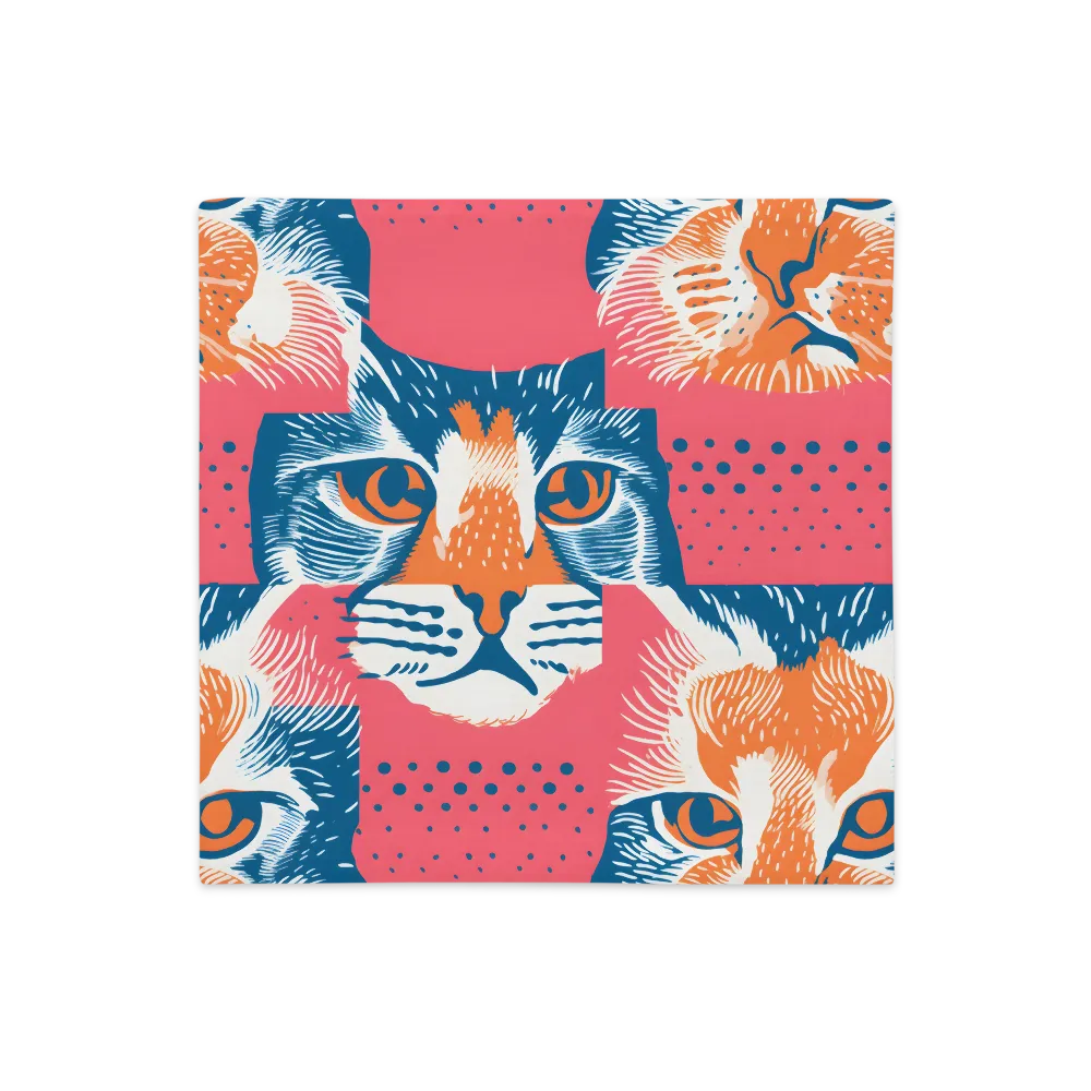 Feline Fantasia | Pillow Case | 18″×18″