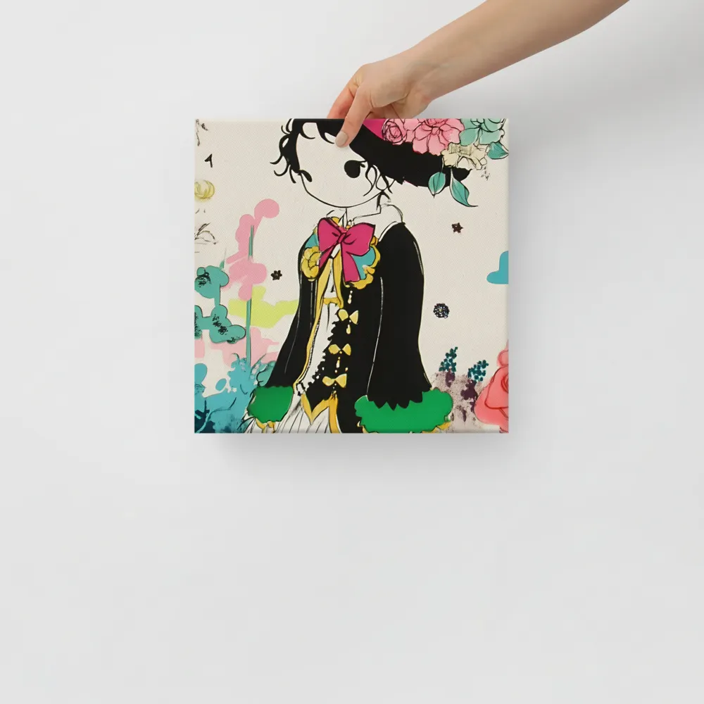 Whimsical Garden Reverie | Canvas | 12″×12″
