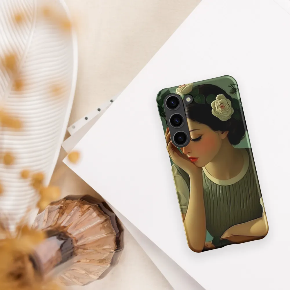 Whispers of Serenity | Phone Case |  S23 | Snap Case | Matte