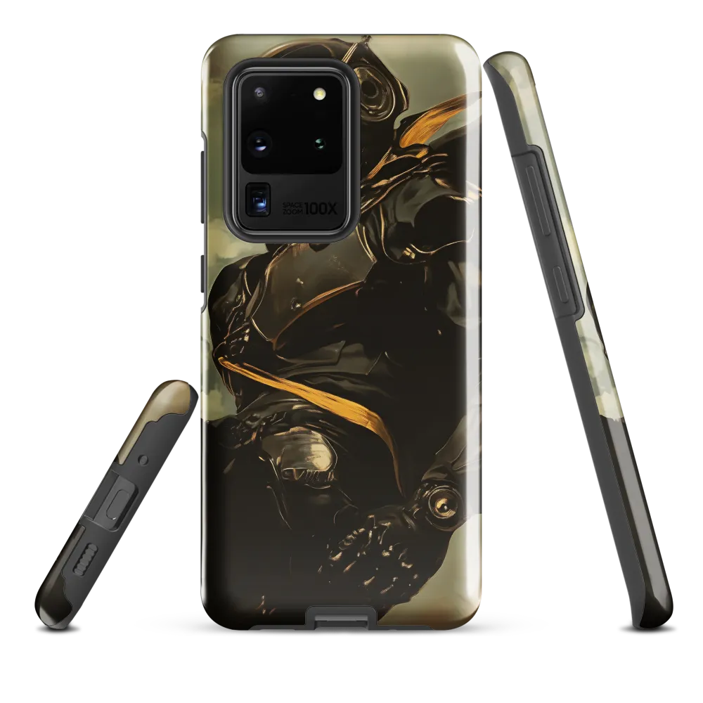 Ethereal Explorer: The Enigmatic Astronaut | Phone Case |  S20 Ultra | Tough Case | Glossy