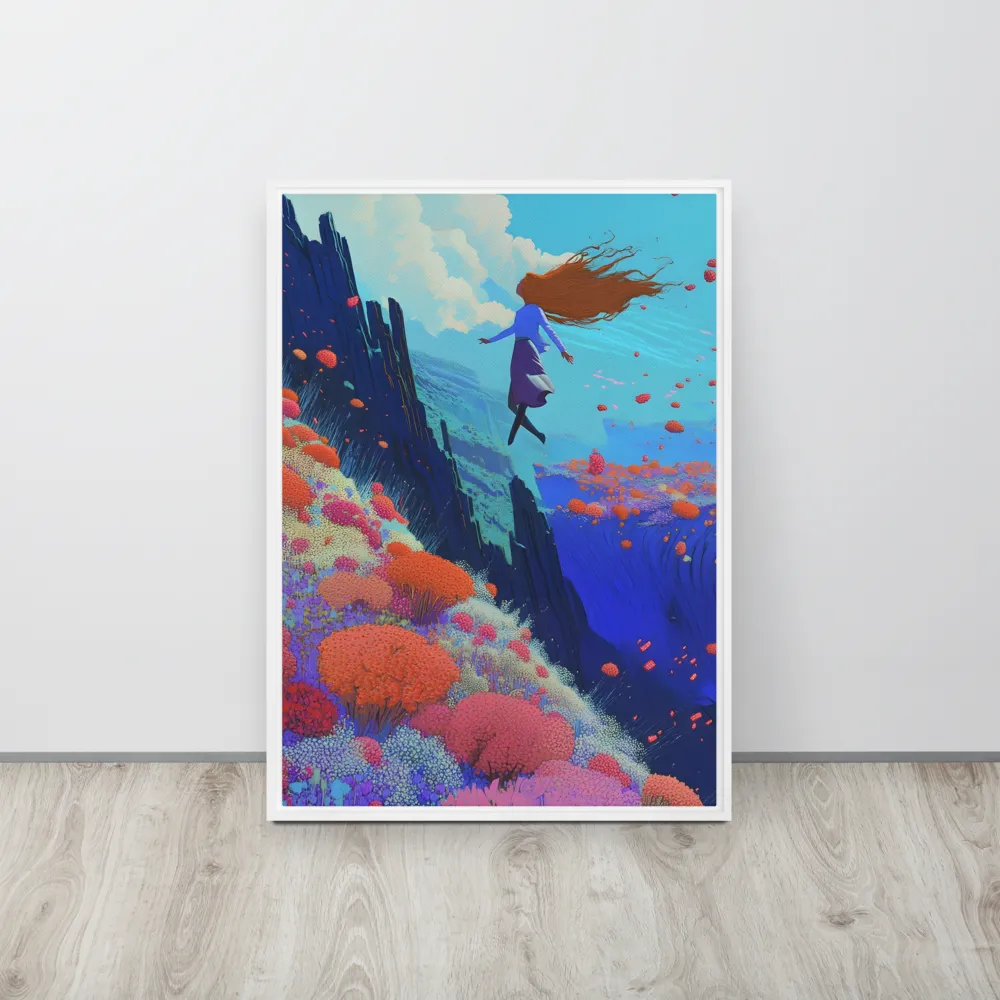 Whispers of Freedom | Canvas with White Frame | 20″×28″