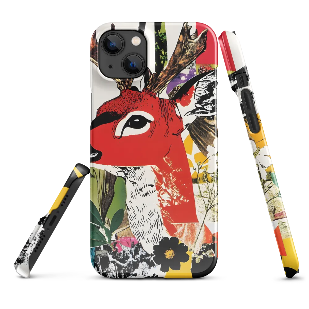 Vibrant Harmony: The Deer in Nature | Phone Case |  14 Plus | Snap Case | Glossy