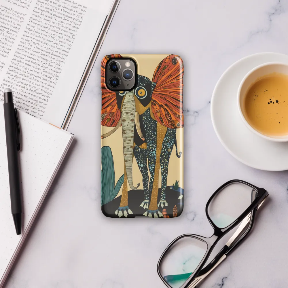 Whimsical Majesty: The Surreal Elephant | Phone Case |  11 Pro Max | Snap Case | Glossy