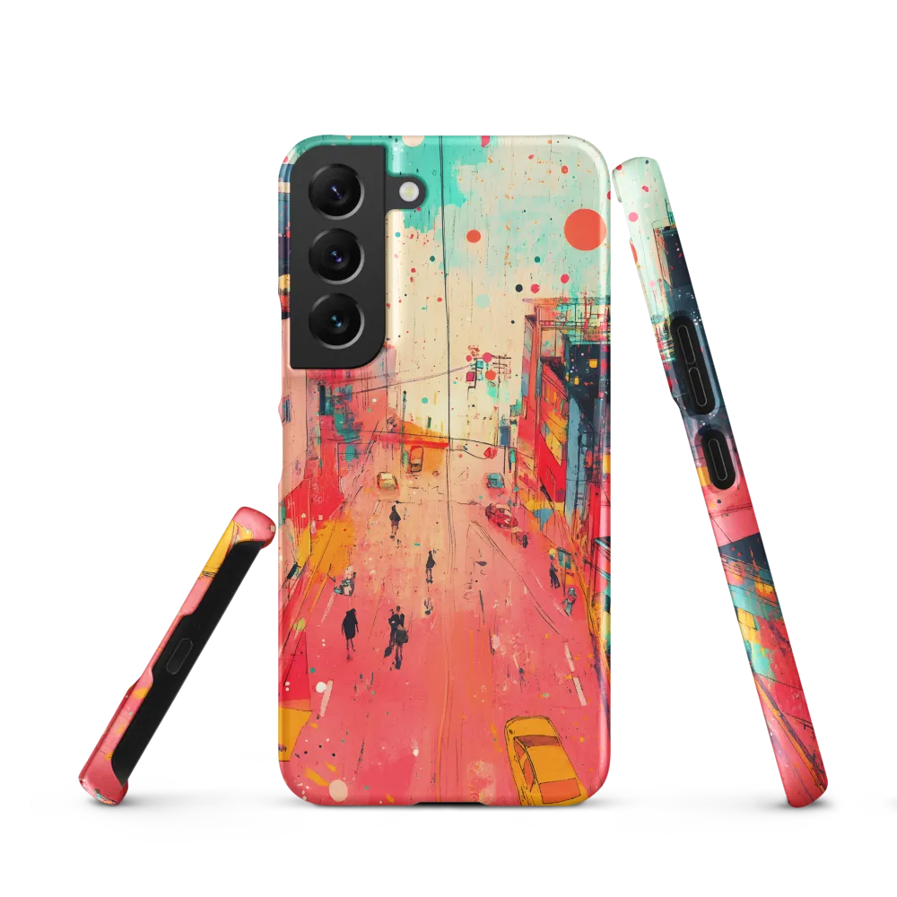 Vibrant City Life | Phone Case |  S22 | Snap Case | Matte
