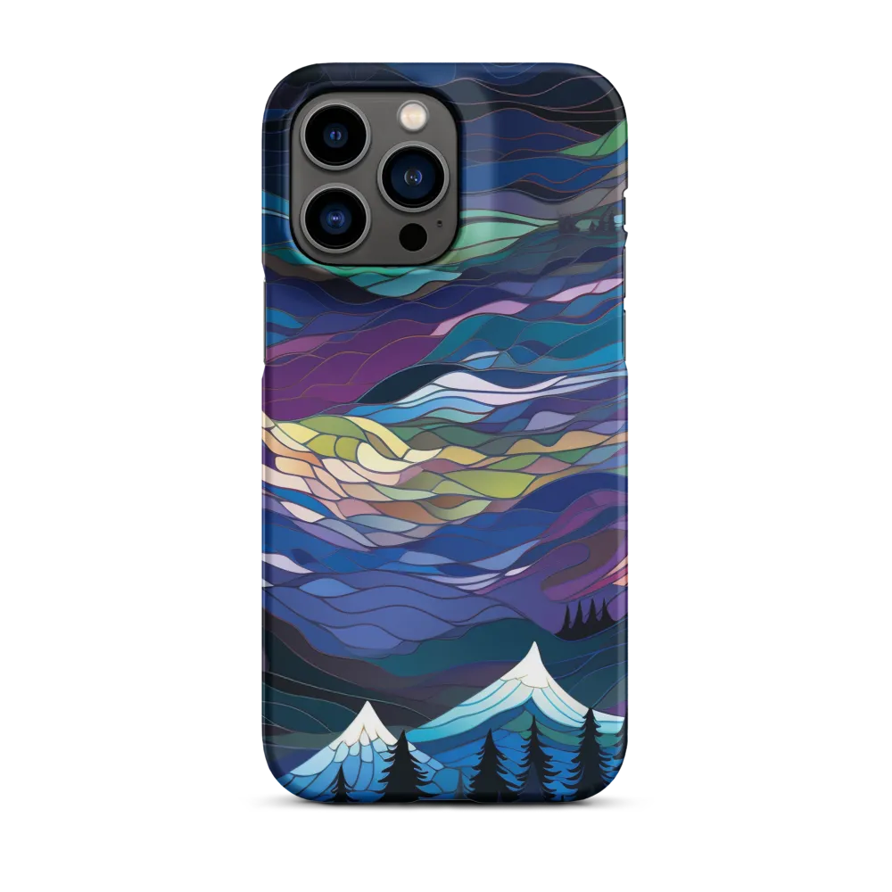 Twilight Peaks: An Abstract Mountain Landscape