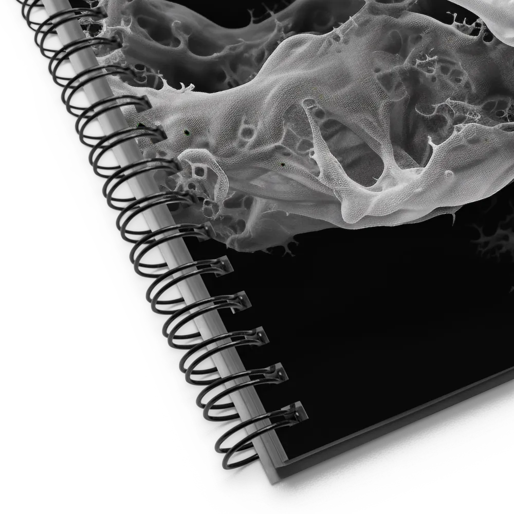 Ethereal Fractals: An Abstract Exploration | Spiral Notebook